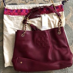 Tory Burch Thea Chain Shoulder Slouchy Tote